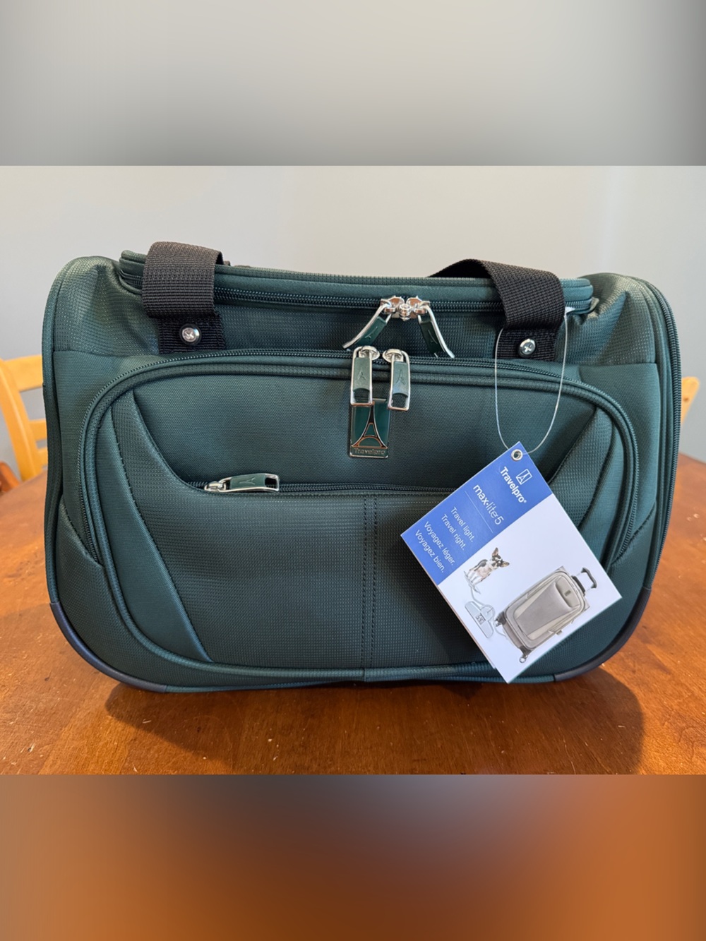 Travel Duffel Bag in Dark Green